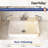 DeerValley 23.82" L x 18.9" W x 6.69" H White Rectangular Vitreous China Drop-in Bathroom Sink with Overflow-108607975