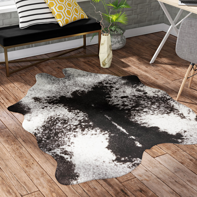 tapis ivoire/gris anthracite Cyrus, Rectangulaire 3 pi x 5 pi