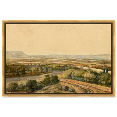 Rivière, paysage, campagne, art mural par Art Remedy