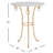 Tamara Marble Top End Table