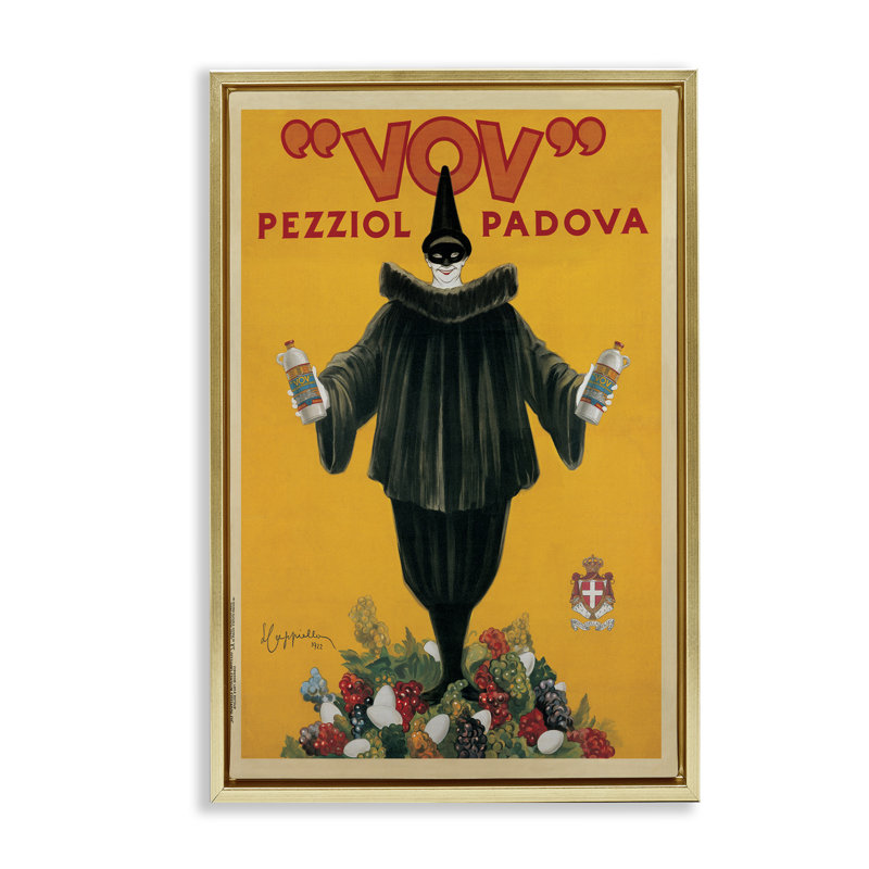 Art rétro sur toile encadrée brune, affiche rétro Alco, conception par Marcello Nizzoli, H 31 po x l 21 po