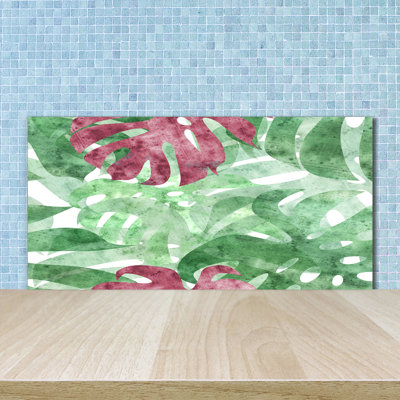 50cm W x 100cm L Glass Peel and Stick Panel