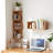 Solid Oak Wall Shelf With Multi-Cubby Design
