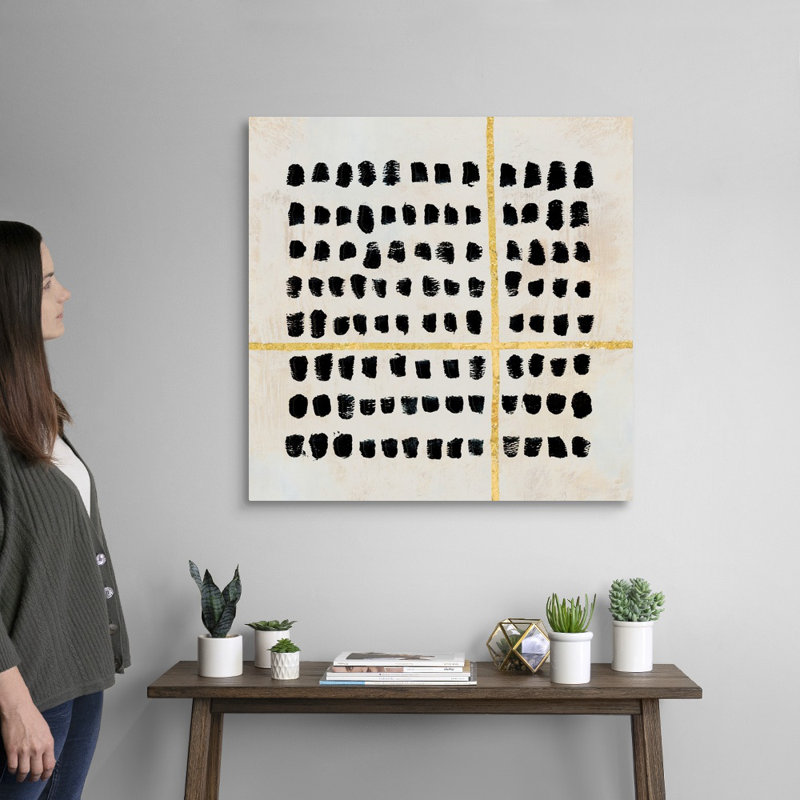 " Time " Painting Print, Wrapped Canvas, 30" H x 30" W, No Frame