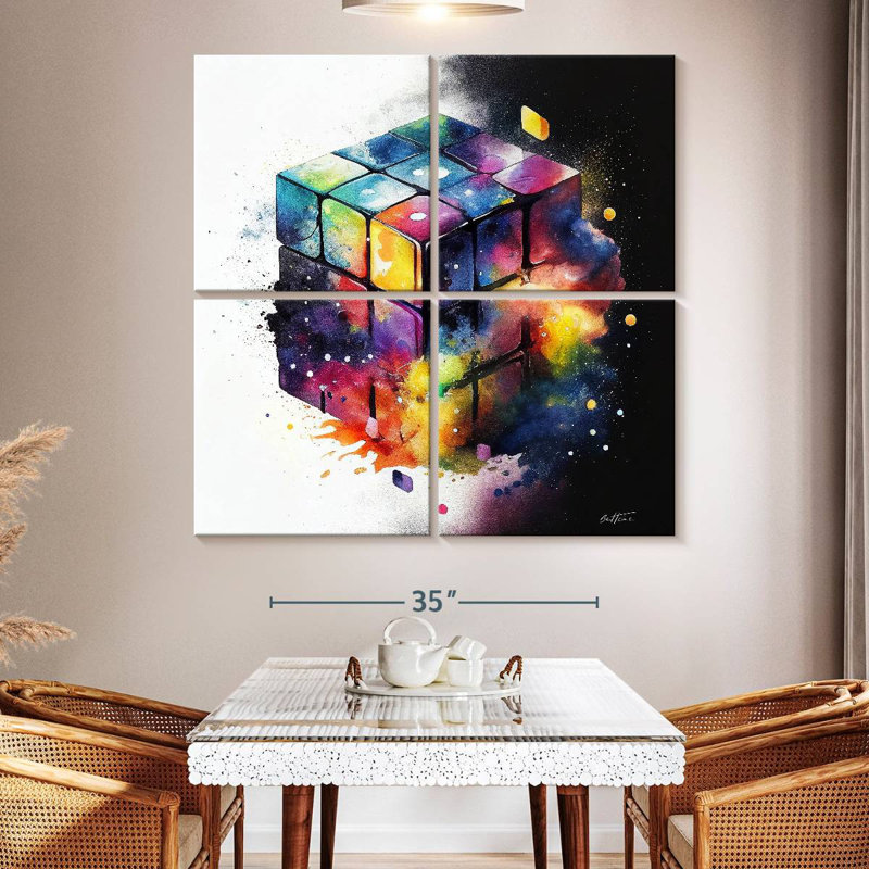 Senne Rubik, 50'' H x 50'' W