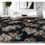 Tapis rose et bleu noué à la main de haute qualité