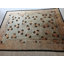 Warm Cream Color Antique Floral Pattern Mongolian Wool Pile Area Rug