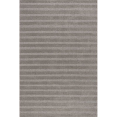 Tapis rayé en laine Visserie