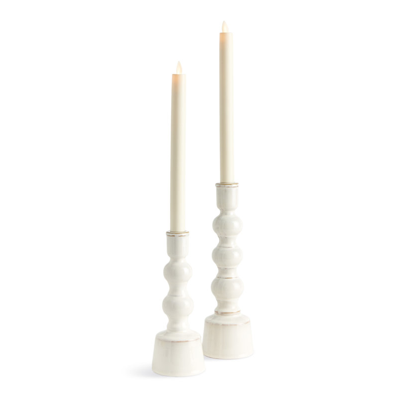 Ensemble de 2 porte-bols CAROLINE, Crème