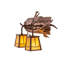 Rustic Lodge 2 - Light Armed Sconce