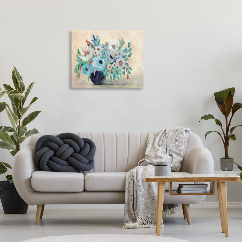 «Round Blooms Bouquet» par Amanda Hilburn, H 24 po x l 30 po