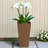Rectangular Metal Planters for Outdoor Plants