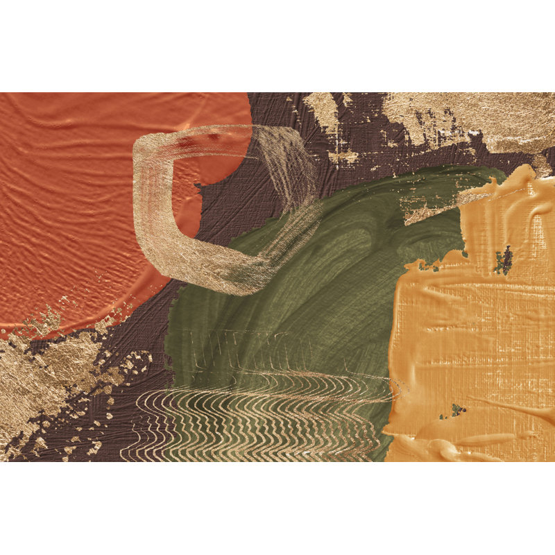 Dellena Vinyl Machine Printed Area Rug, Rectangle 5'3" x 7'10.5"