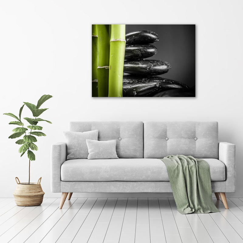 Bamboo - No Frame Print on Glass