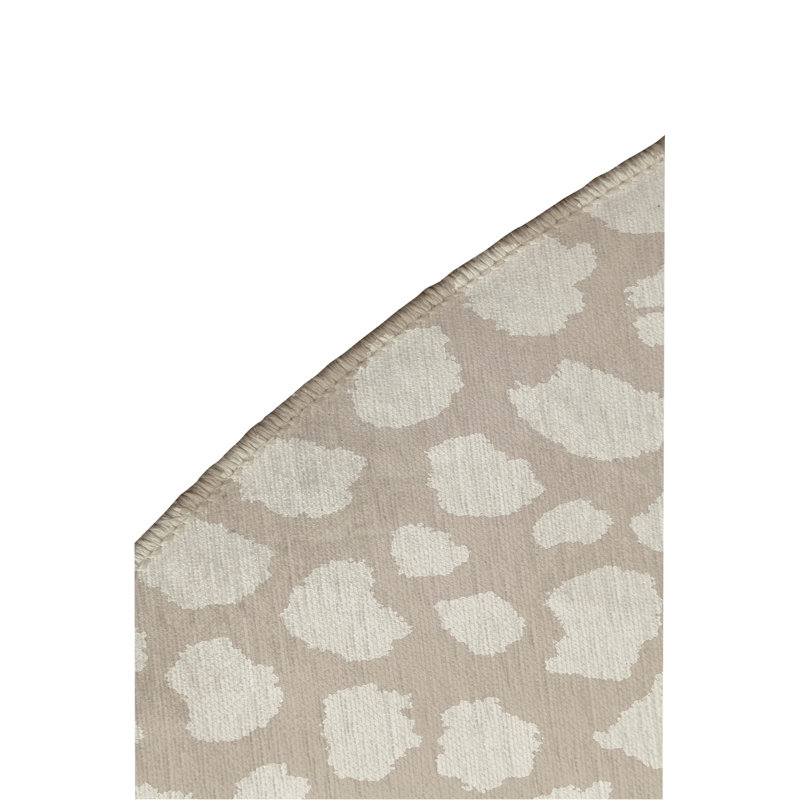 Animal Spot Non-Slip Outdoor Rug, Round 5'