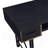 Black Finish Computer Desk