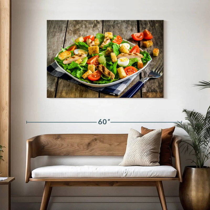 Yarlin Chicken Caesar Salad, 30" H x 45" W