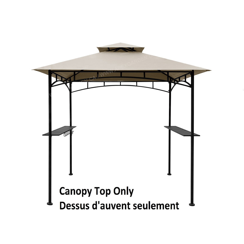 Khaki Polyester Replacement Canopy for 8' x 5' Gazebo