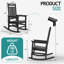 Chaise Adirondack berçante en PEHD pour l'extérieur-1400496669