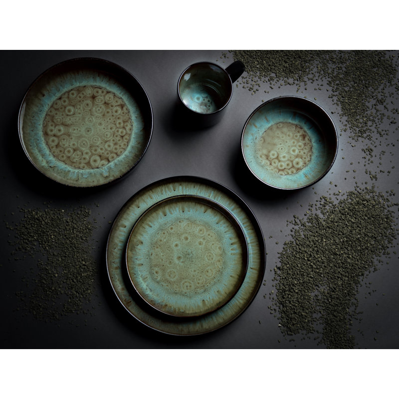 Nordic Fjord 10 Piece Dinnerware Set, Service for 2