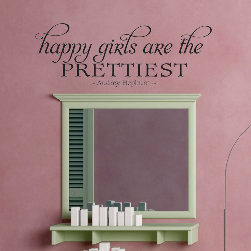 Décalcomanie™ murale "happy filles" happy
