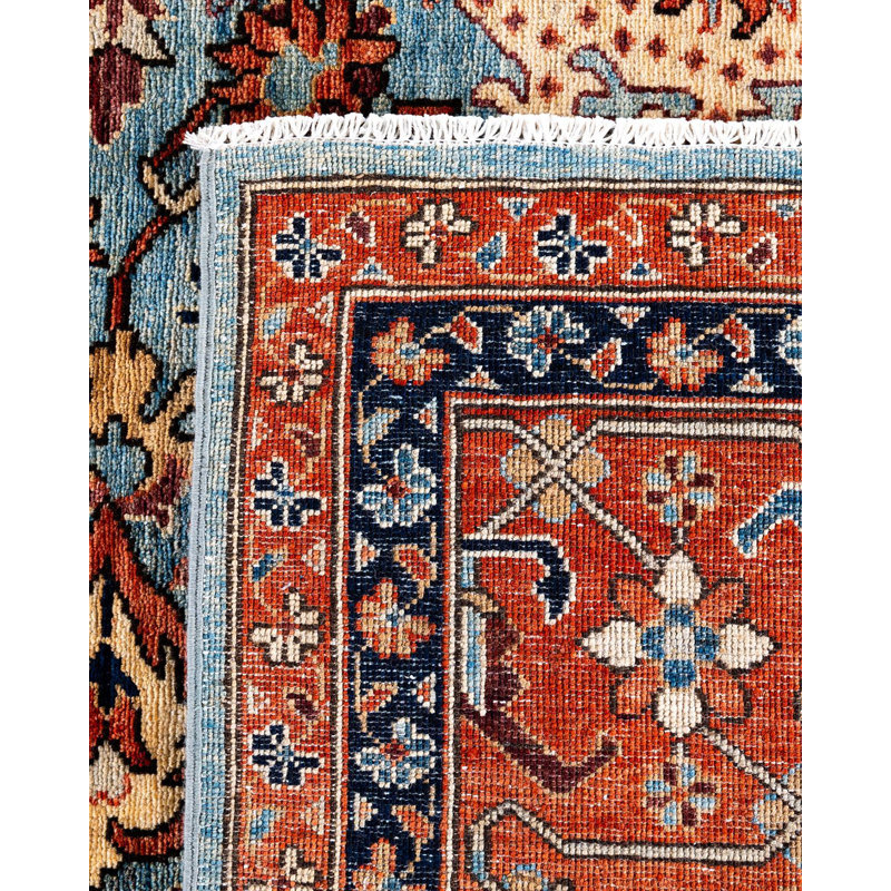 Serapi One-of-a-Kind Rectangle 8'11" X 11'9" Hand Knotted Area Rug