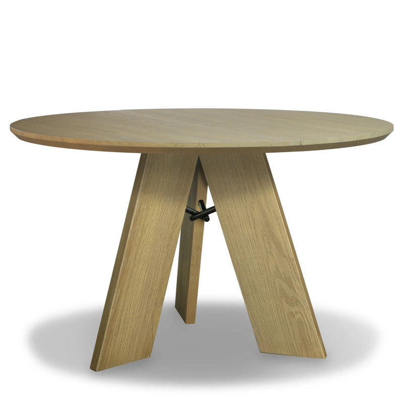 Table de salle à manger Cascais, H 30 po x L 48 po x l 48 po, Chêne blond