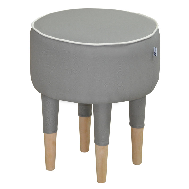 Solid + Manufactured Wood Accent Stool