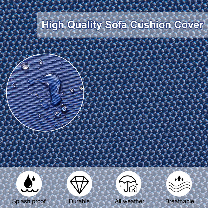 Outdoor 3'' Seating Group Cushion Cover