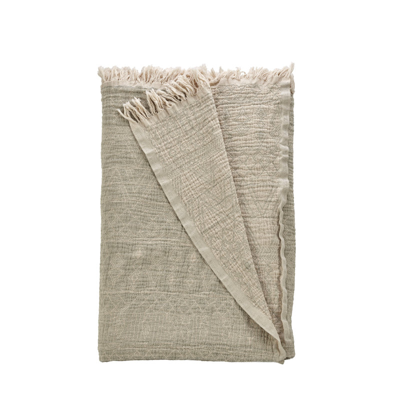 Courtepointe 100% coton Haywood, Vert mer