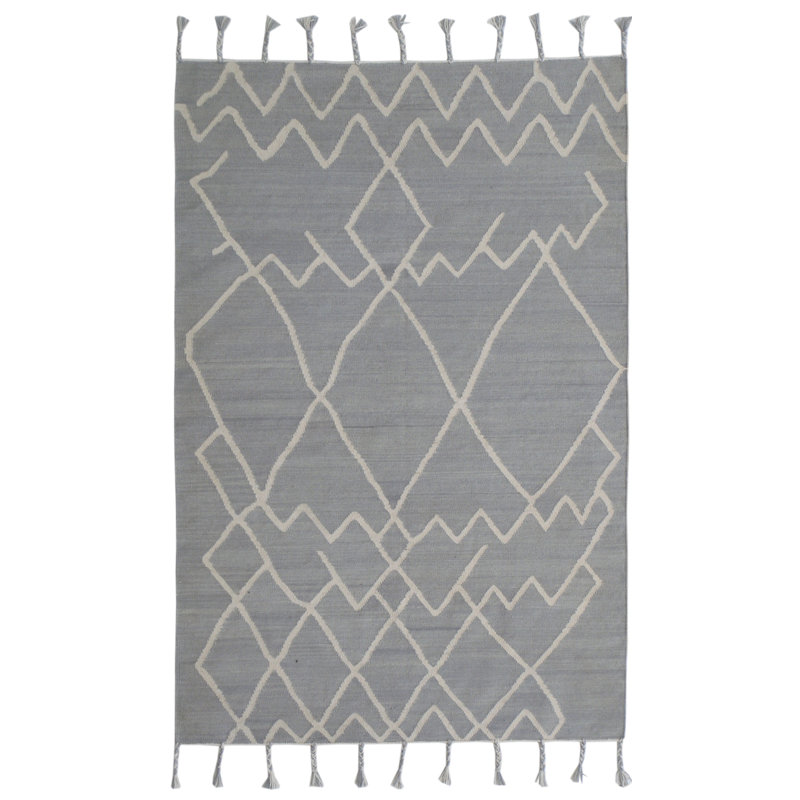 Trumbull Geometric Hand Woven Area Rug, Rectangle 200cm x 290cm