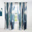 Rideau en polyester Blue Glam Texture I-557516156