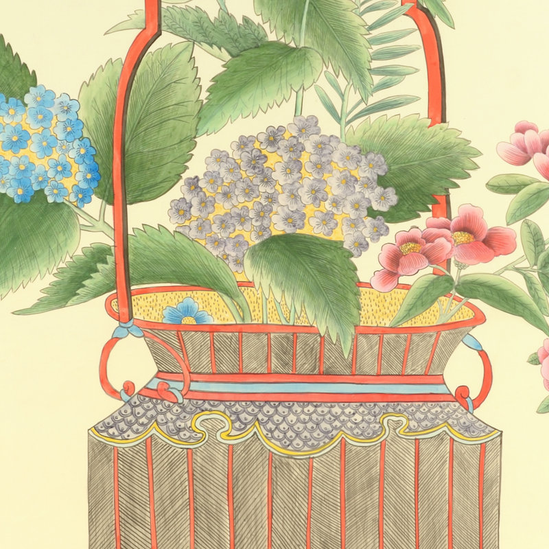 Chinoiserie Basket II Print by Jamie Merida