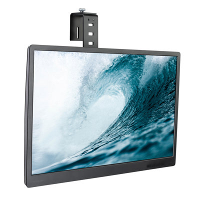 Mount-It Height Adjustable Cubicle Monitor Mount Hanger Attachment | Fits 17" to 32" Screen