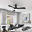 42" 3-Blade LED Standard Ceiling Fan with Remote Control and Light Kit for Living Room