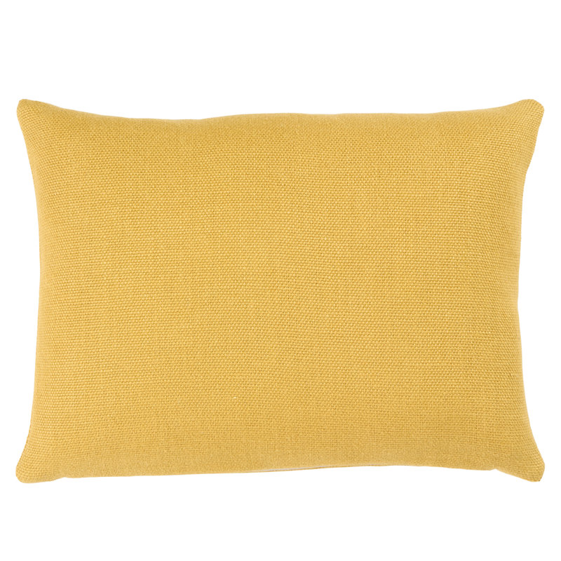 Franc Linen  Lumbar Pillow, 12"H x 16"W, Rectangular, Orange