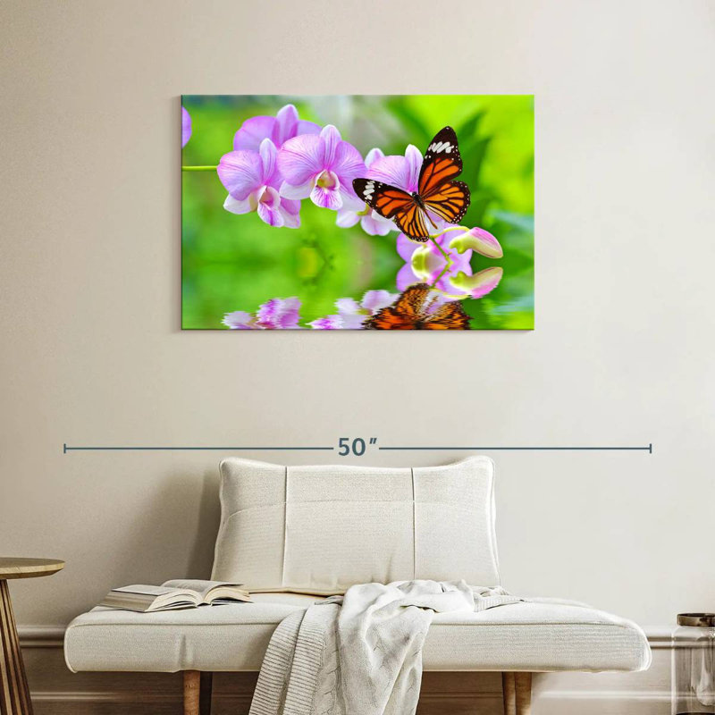 Brampt Spring Butterfly, 24" H x 36" W