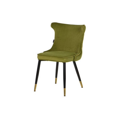 111.76cm H Tufted Velvet Upholstered Side Chair