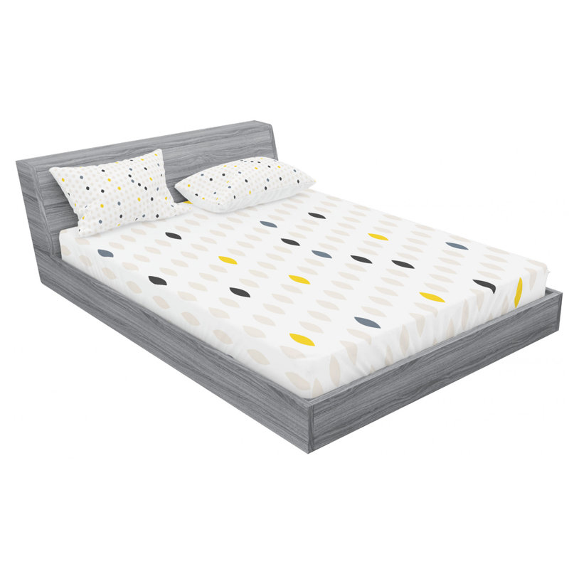 Microfiber Sheet Set, Queen Sheet Set with Fitted Sheet