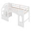 Lit mezzanine avec escalier de rangement et fenêtre-920781167