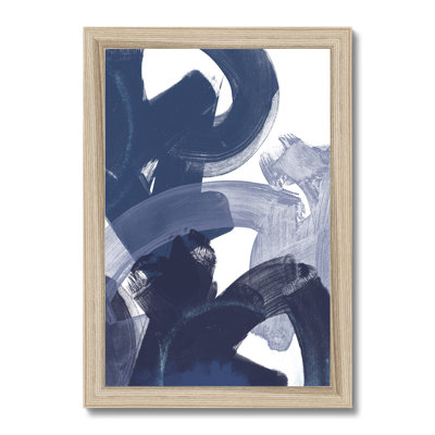 Blue On Blue I by June Erica Vess - Painting
