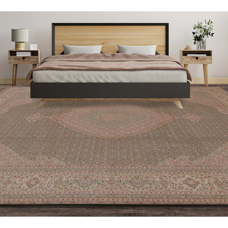 Hand Knotted Wool Oriental Indoor Rug