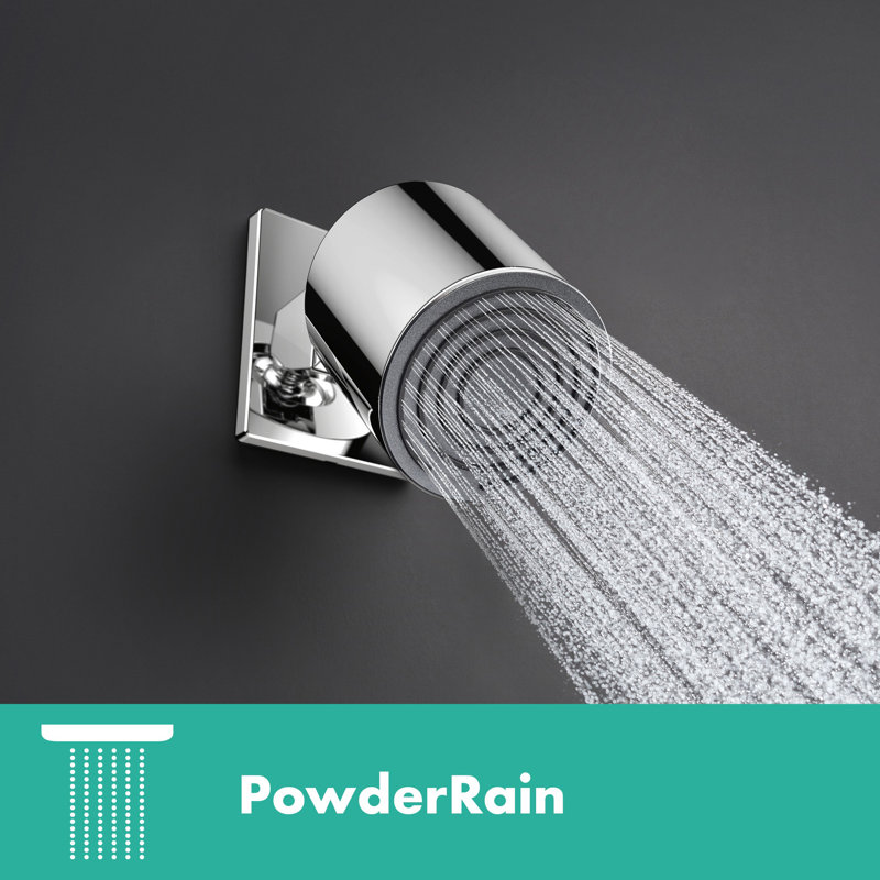 hansgrohe Pulsify S Showerhead 105 1-Jet, 2.5 GPM, Chrome