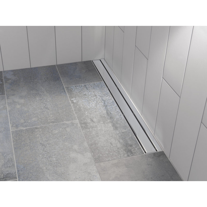 36" Reversible Linear Shower Drain Trim, Chrome
