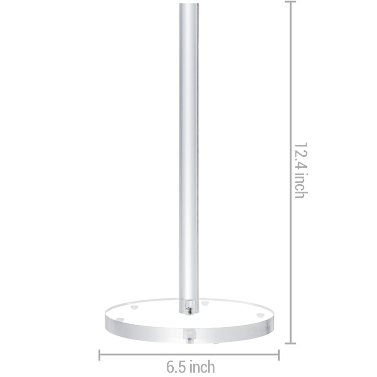 Mercer41 Acrylic Free-Standing Paper Towel Holder