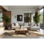 Tapis moelleux moelleux à motif de blocs de ferme de style rustique Eddleman-2064016209