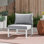 Fauteuil de patio extérieur en aluminium Fortuna par Modway