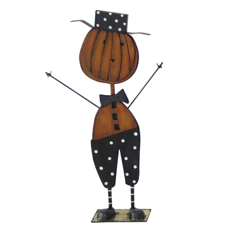 Citrouille d'Halloween rustique 19,5 po Transpac