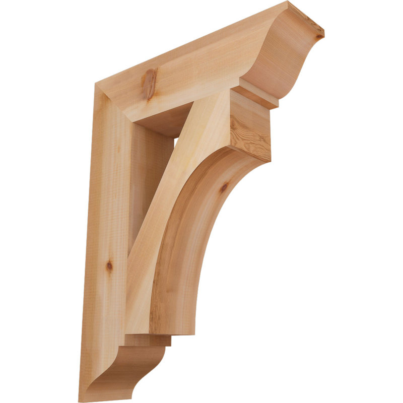 Support traditionnel Westlake, Cèdre rouge de l'Ouest, Lisse, H 32 po x l 5,5 po x P 24 po