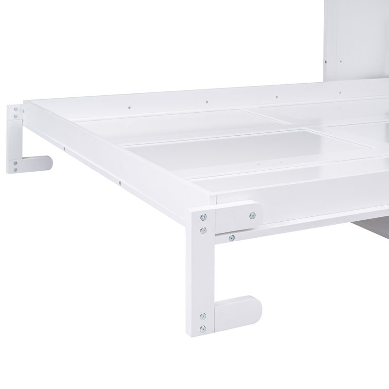 Lits pour grand lit peu encombrants avec rangement multifonctionnel, conception en bois blanc
